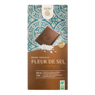 Fleur de Sel Vollmilchschokolade 37%  100g