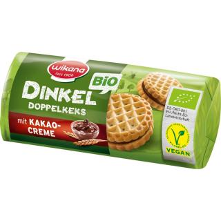 Dinkel Doppelkeks mit Kakaocreme  90g