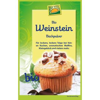 Bio Weinstein Backpulver  25,5g