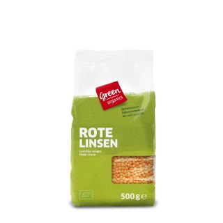 GREEN Linsen, rot  500g