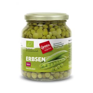 GREEN Erbsen, fein  350g ATG 215g