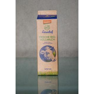 Vollmilch, Karton 3,8%  1Ltr