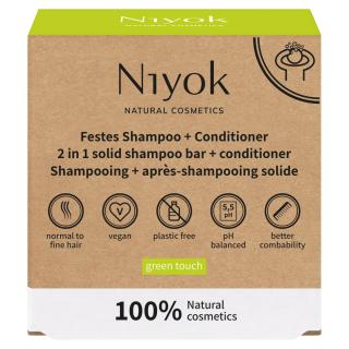 2 in 1 festes Shampoo&Conditioner Green Touch  80g