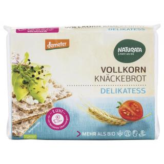 Delikatess Vollkorn Knäckebrot, Demeter  250g