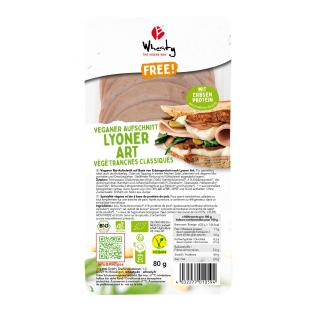 Veganer Aufschnitt Lyoner Art  80g