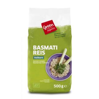 GREEN Basmati Reis, braun  500g