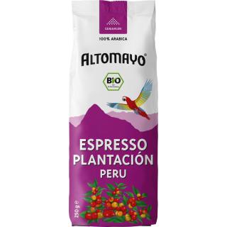 Plantagen Espresso, gemahlen  250g