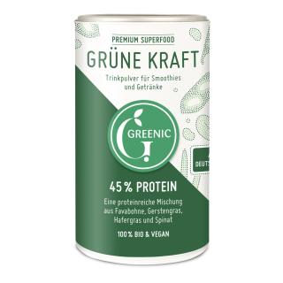 Grüne Kraft Trinkpulver Mix