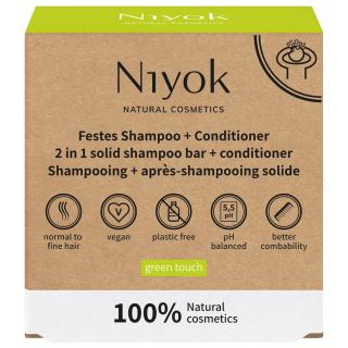 2 in 1 festes Shampoo&Conditioner Green Touch  80g