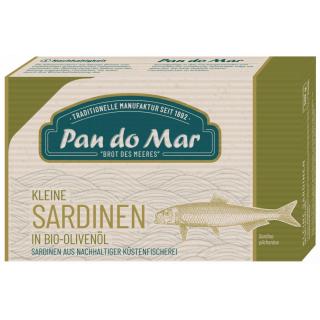 Kleine Sardinen in Bio Olivenöl  120g